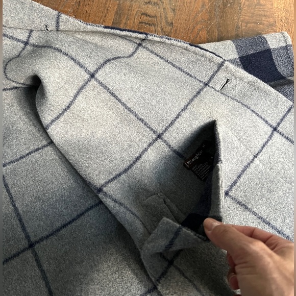 ✨HOST PICK✨ J MCLAUGHLIN PLAID REVERSIBLE WOOL COAT - SIZE MEDIUM - Picture 13 of 13